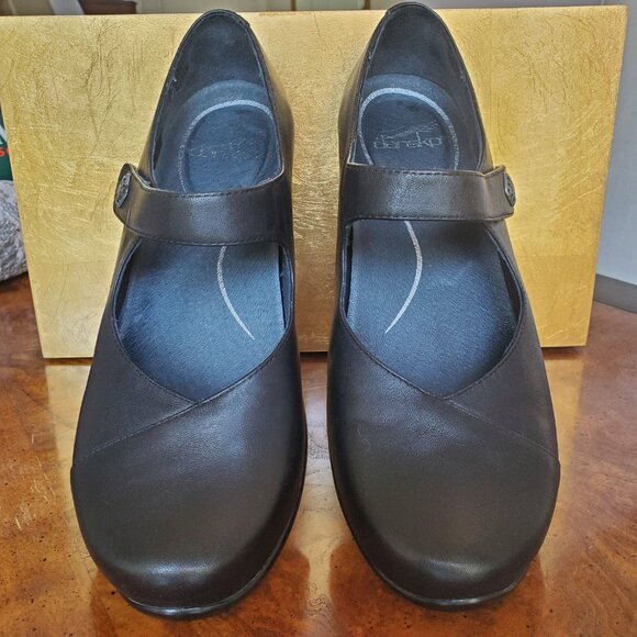Dansko Opal Mary Jane Flats in Black, Size 38/USA 8 - Picture 2 of 8